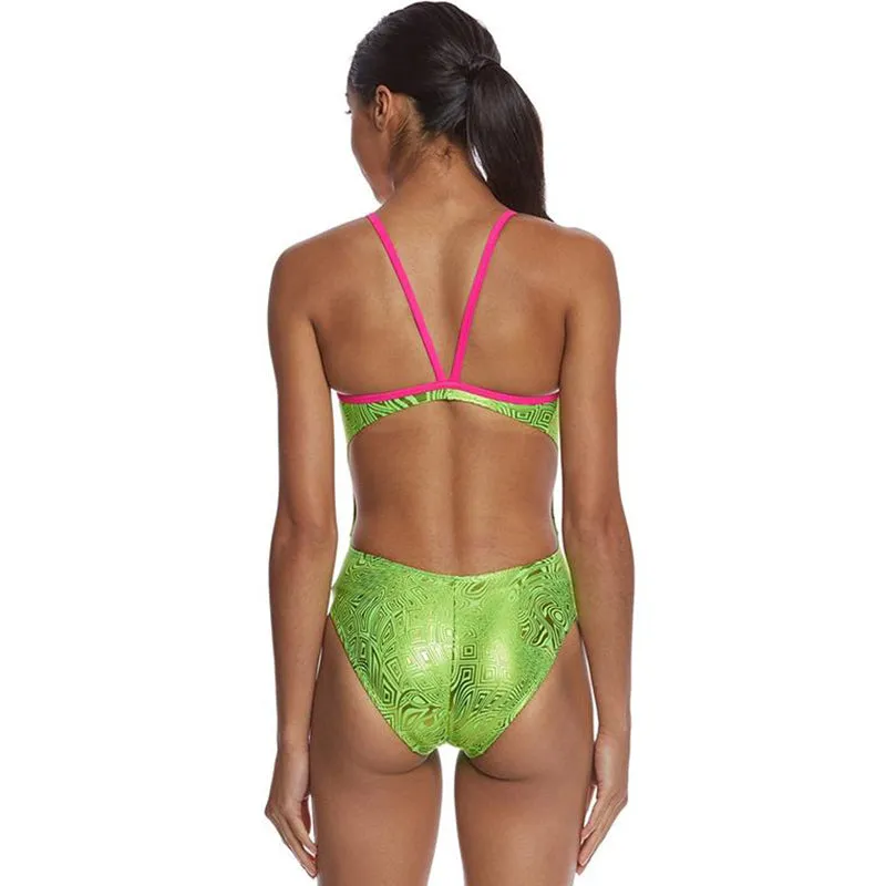 The Finals Funnies - Gatsby Foil Wingback Swimsuit