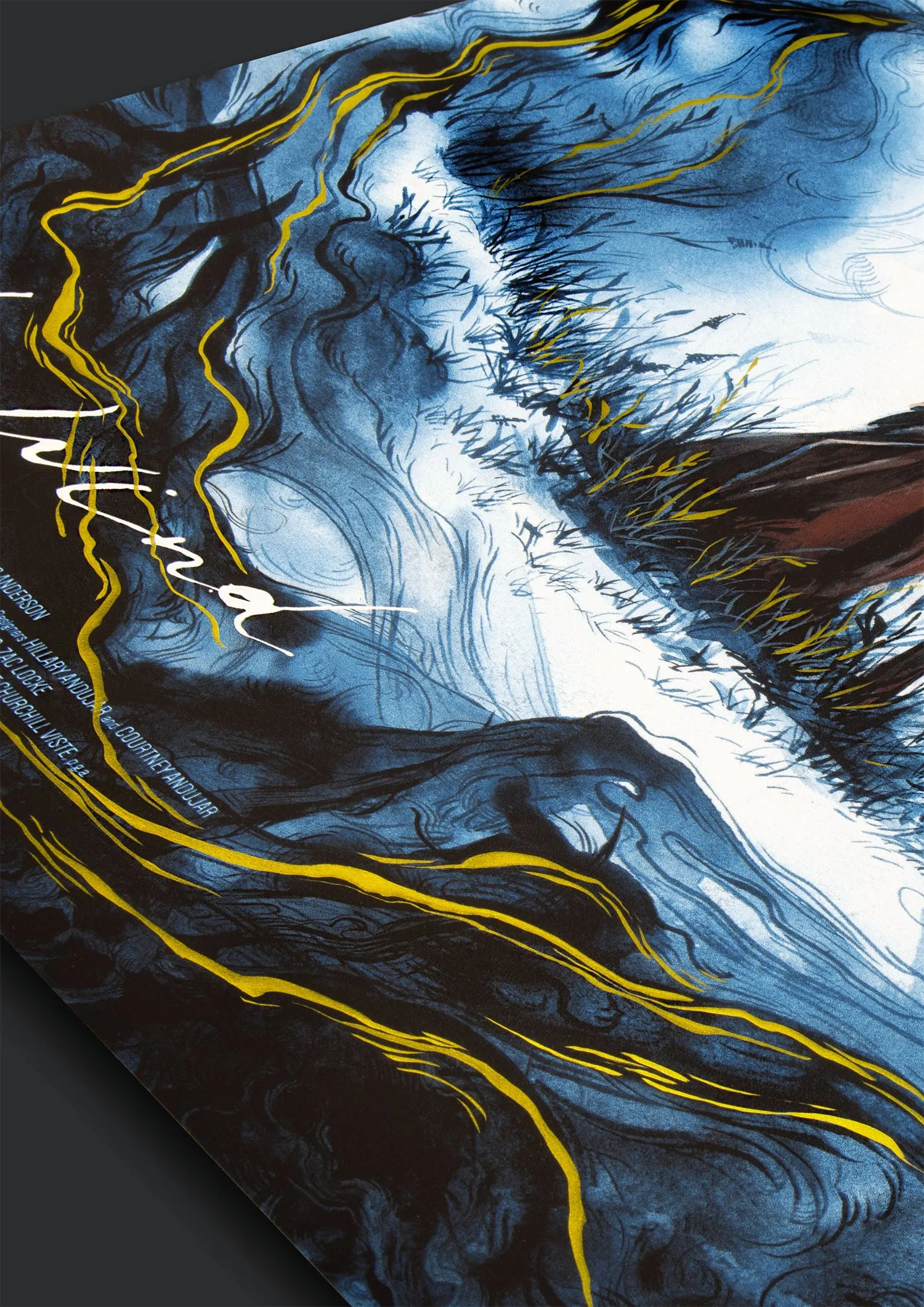 The Wind Hand Finished screen printed poster