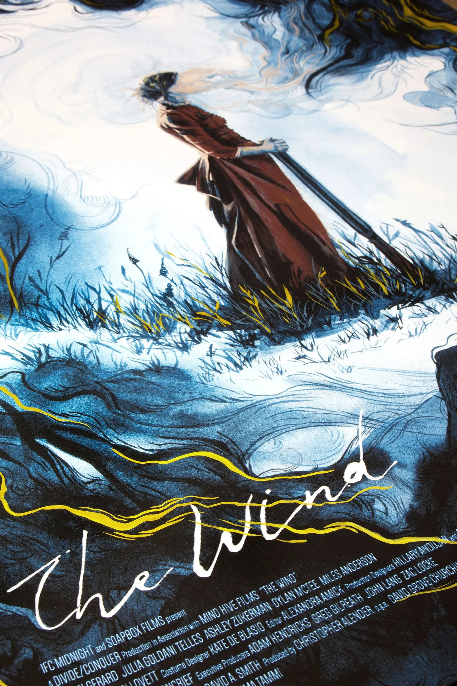 The Wind Hand Finished screen printed poster