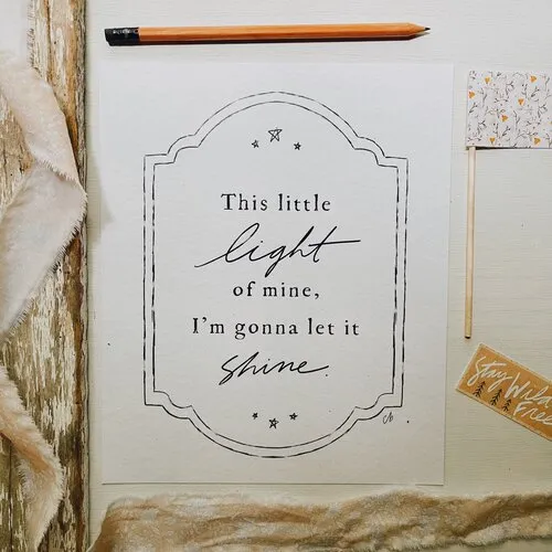 This Little Light of Mine Print