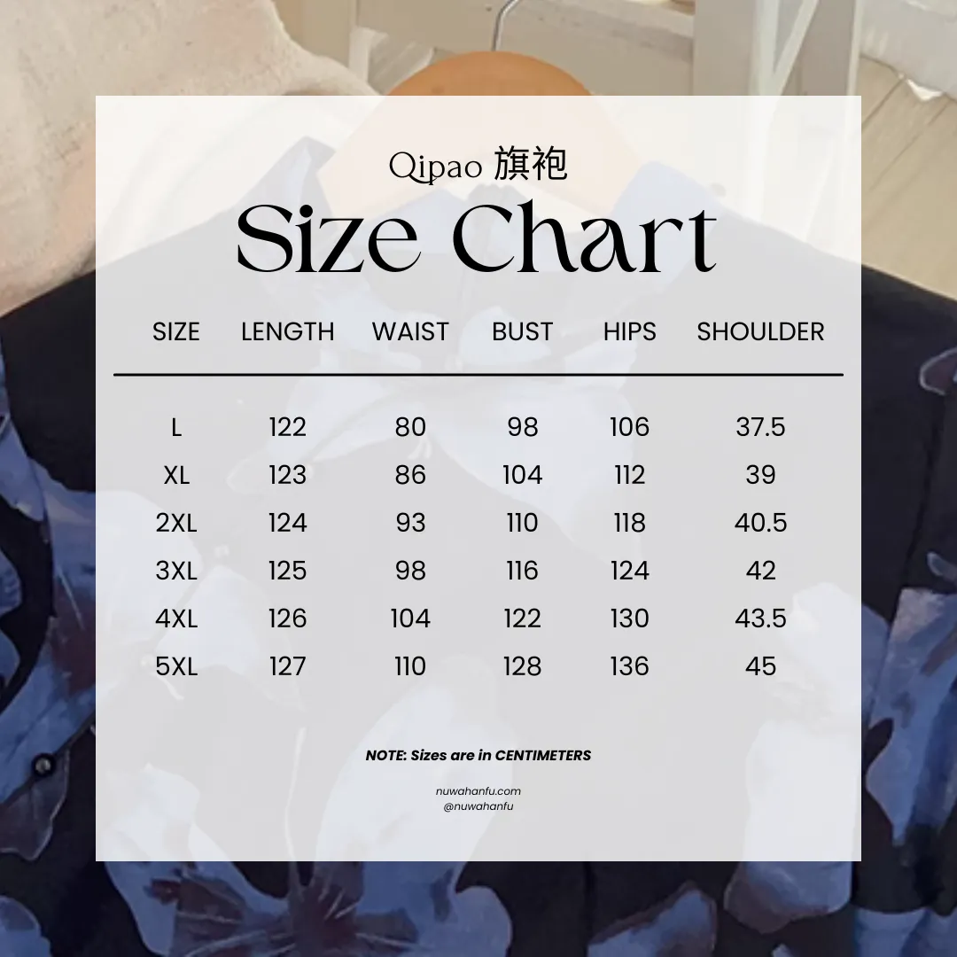 Wang Luo 网络 Cyber Butterfly Plus Sized Modernized Qipao