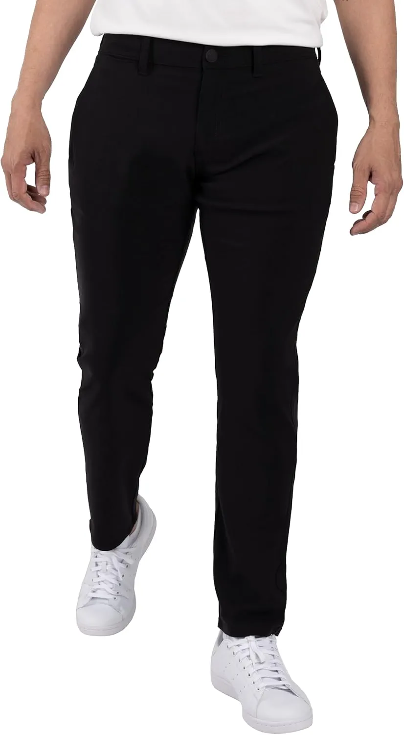 X RAY Stretch Slim Fit Golf Pants Men with Pockets - Tapered Lightweight Mens Golf Pants (Available in 30-38)