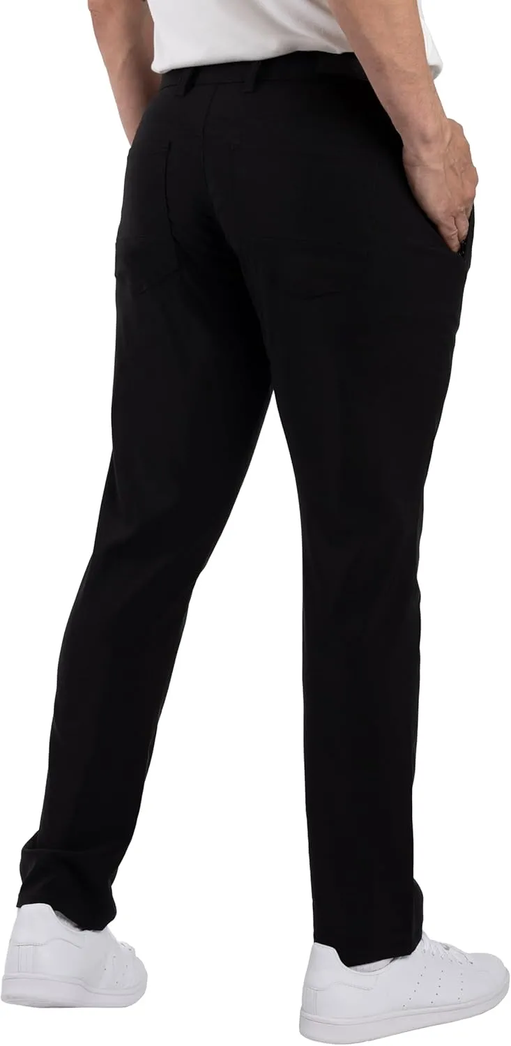 X RAY Stretch Slim Fit Golf Pants Men with Pockets - Tapered Lightweight Mens Golf Pants (Available in 30-38)