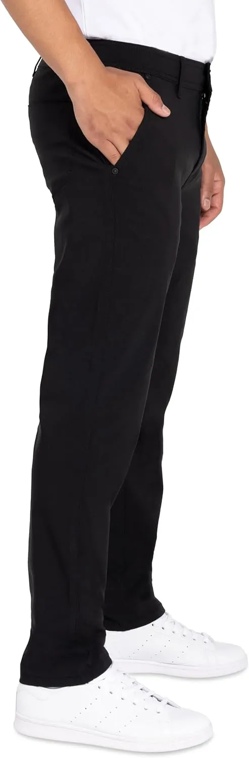 X RAY Stretch Slim Fit Golf Pants Men with Pockets - Tapered Lightweight Mens Golf Pants (Available in 30-38)