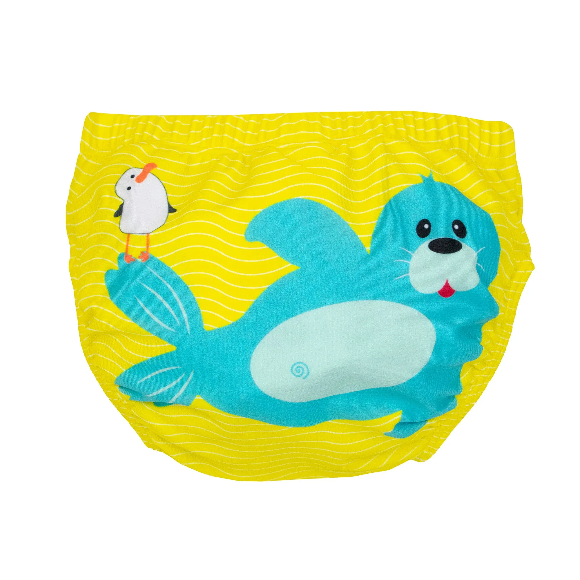 ZOOCCHINI - Knit Swim Diaper 2 Pc Set - Shark - 6-12M